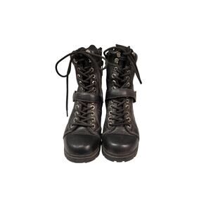 Harley Davidson "Teri 8" Ankle Boots Women's Size 5.5 Black ☆Near Pristine!☆